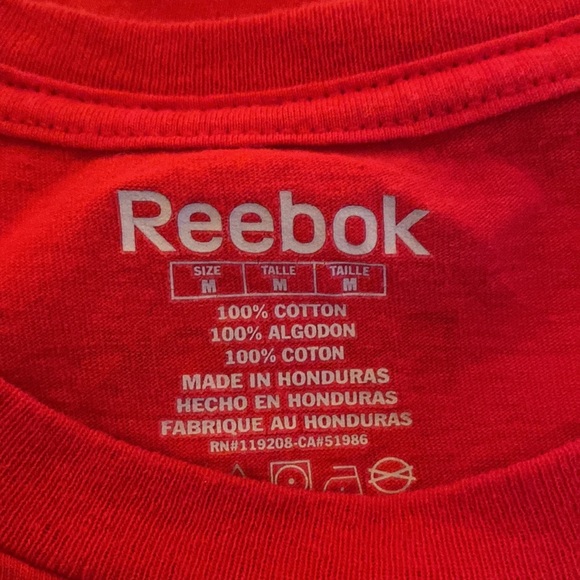 Men’s Reebok Detroit Red Wings Jimmy Howard #35 T-Shirt, Red, Size = M - Picture 2 of 4